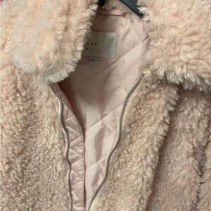 a new day Blush Pink Teddy Jacket